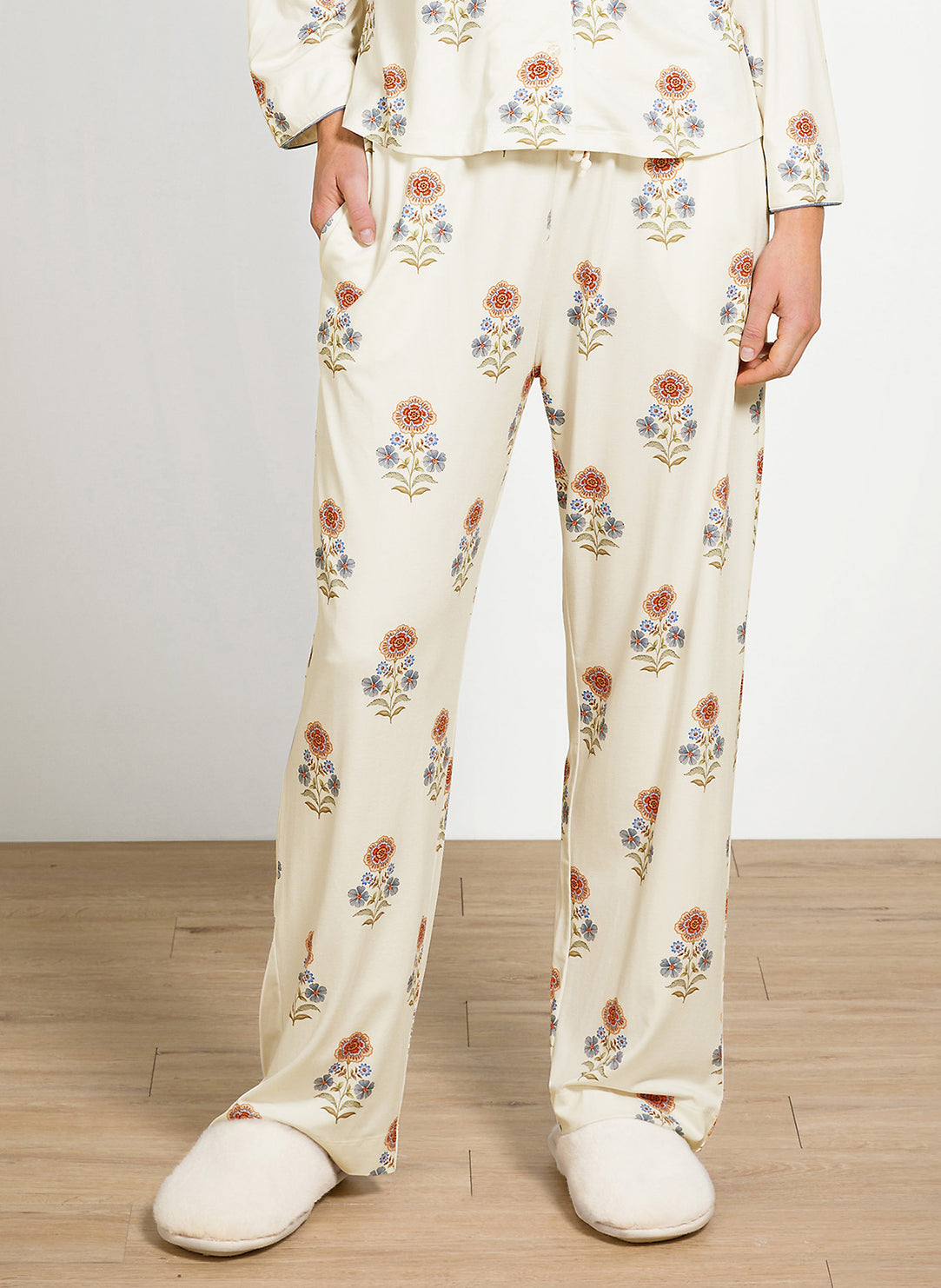 Tanaka White Belin Pajama Pant
