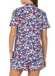 Coastal Gems Navy Short Pajama Set