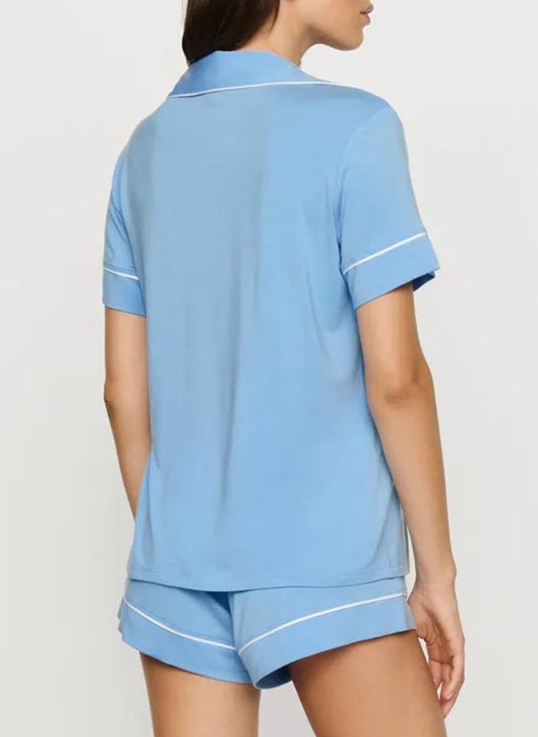 Gisele Summer Blue Relaxed PJ Short Set