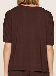 Gisele Separates Chocolate T-Shirt