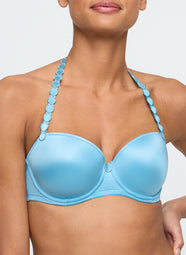 Tom Azure Delight Padded Balcony Bra