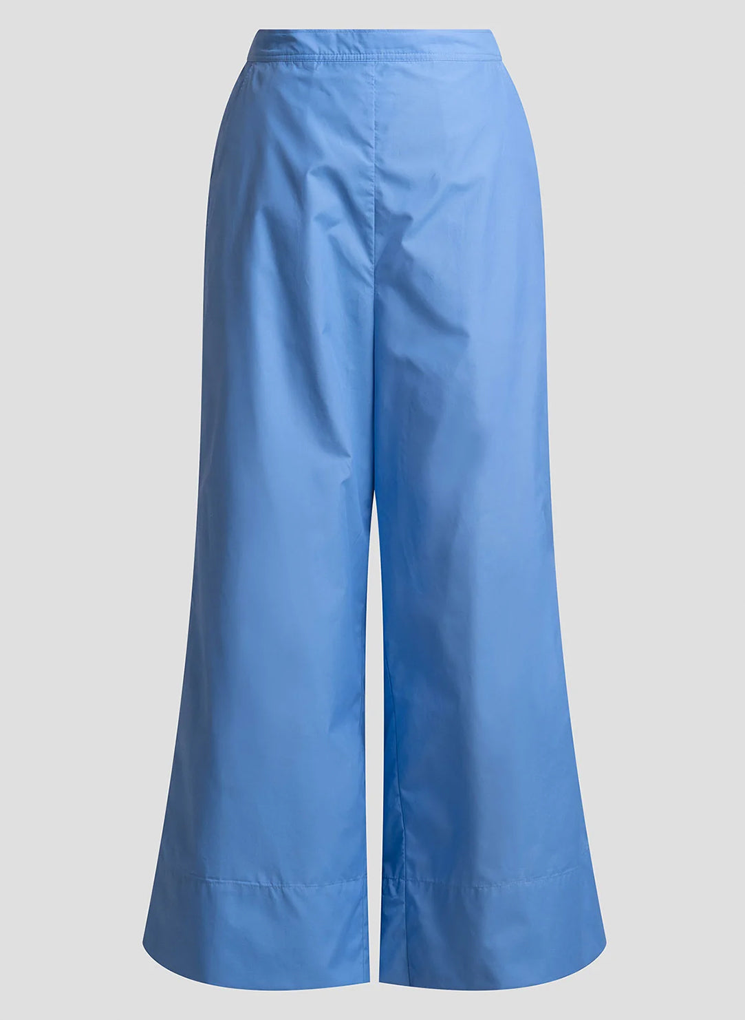 Techno Poplin Blue Iris Cropped Pants