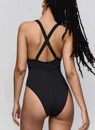 Sha Black Padded Triangle Swimsuit