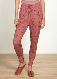Delhi Dreams Pink Bobien Cuffed Pajama Pant