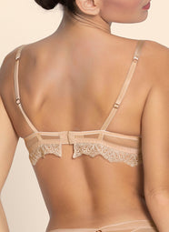 Elegance Artist Beige Aura Demi Cup Bra