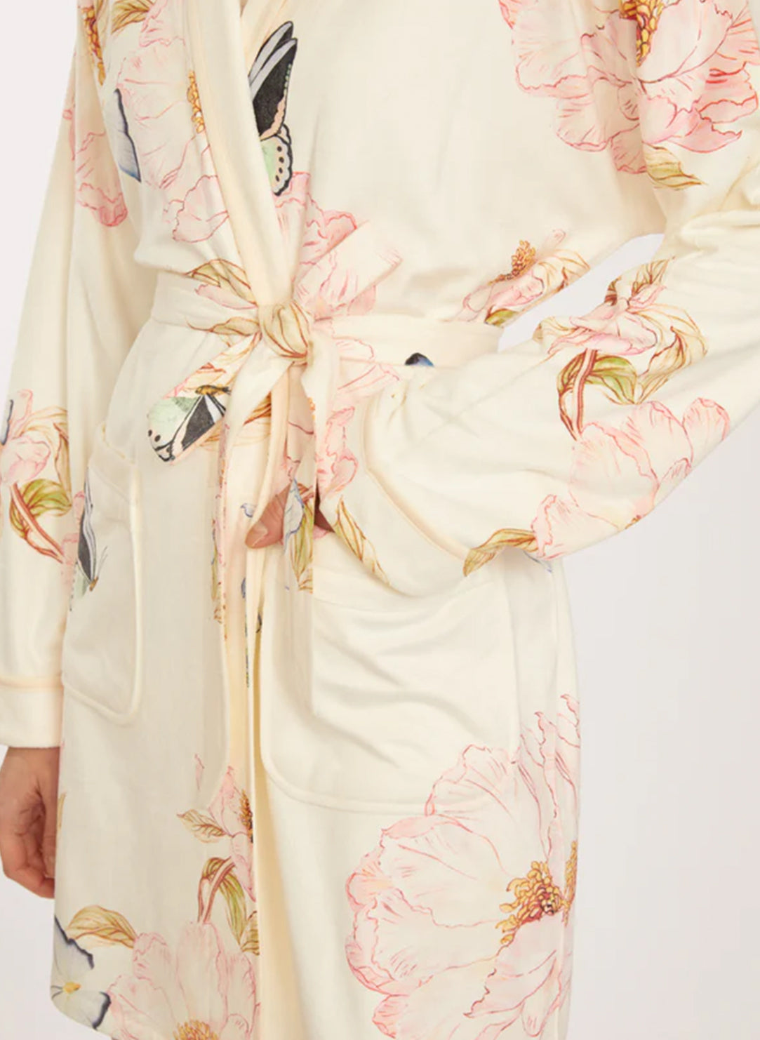 Florenza Ivory Short Robe