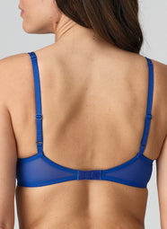 Melipha Blue Print Padded Bra Heartshape