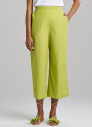 Techno Poplin Pear Cropped Pants