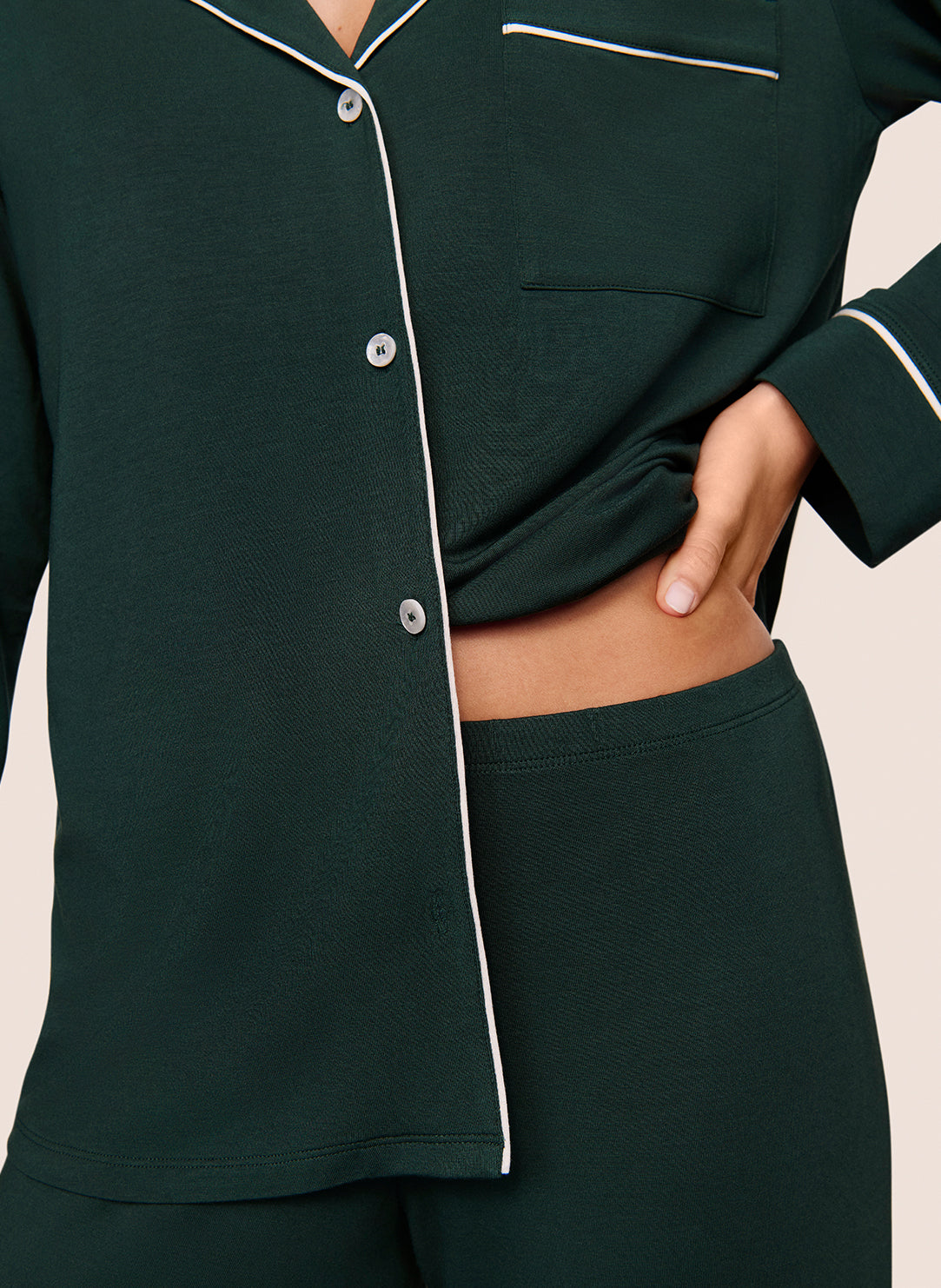 Gisele Pine/Ivory Pajama Set