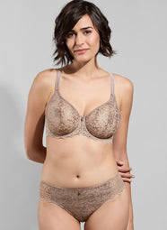 Cassiopee Rose Sauvage Invisible Full Cup Bra