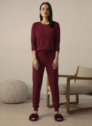 Cozy Winery Banded Joggers