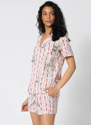Fleur de la Tour White Short PJ Set