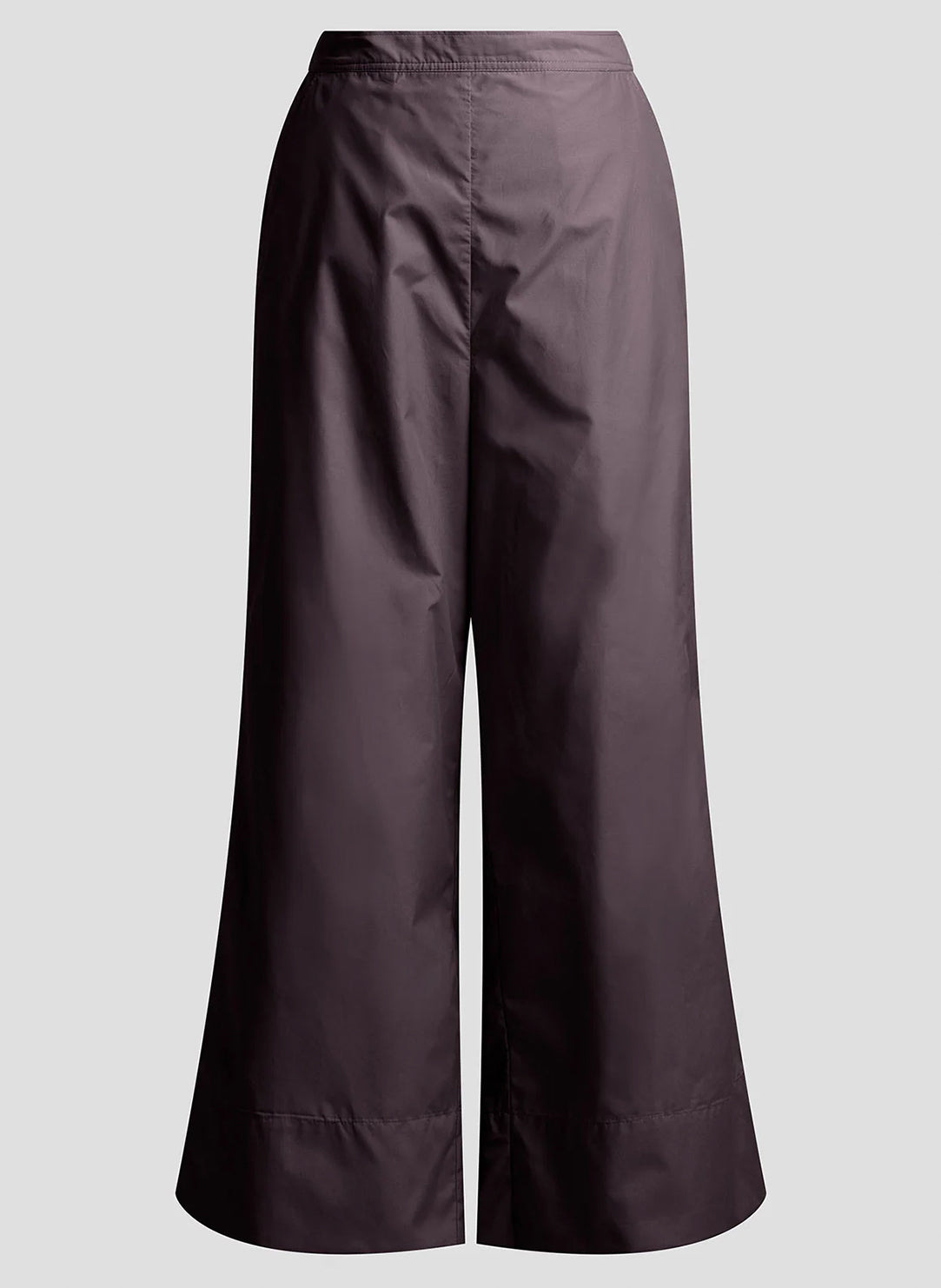 Techno Poplin Dark Brown Cropped Pants