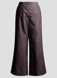 Techno Poplin Dark Brown Cropped Pants