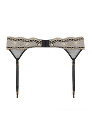 Sublime En Or Noir Eclat Suspender Belt