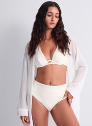 Summer Stars Sea Pearl Swim Single Wired Triangle Top