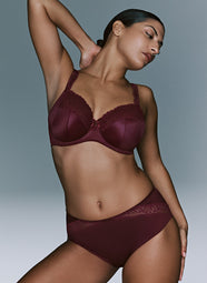 Salerno Evening Red Full Cup Bra