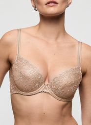 Jane Sand Push-up Bra Removable Pads
