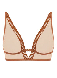Sheer Emotion Honey Non Wire Triangle Bra
