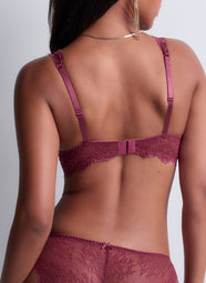 Danse Des Sens Mulberry Triangle Plunge Bra