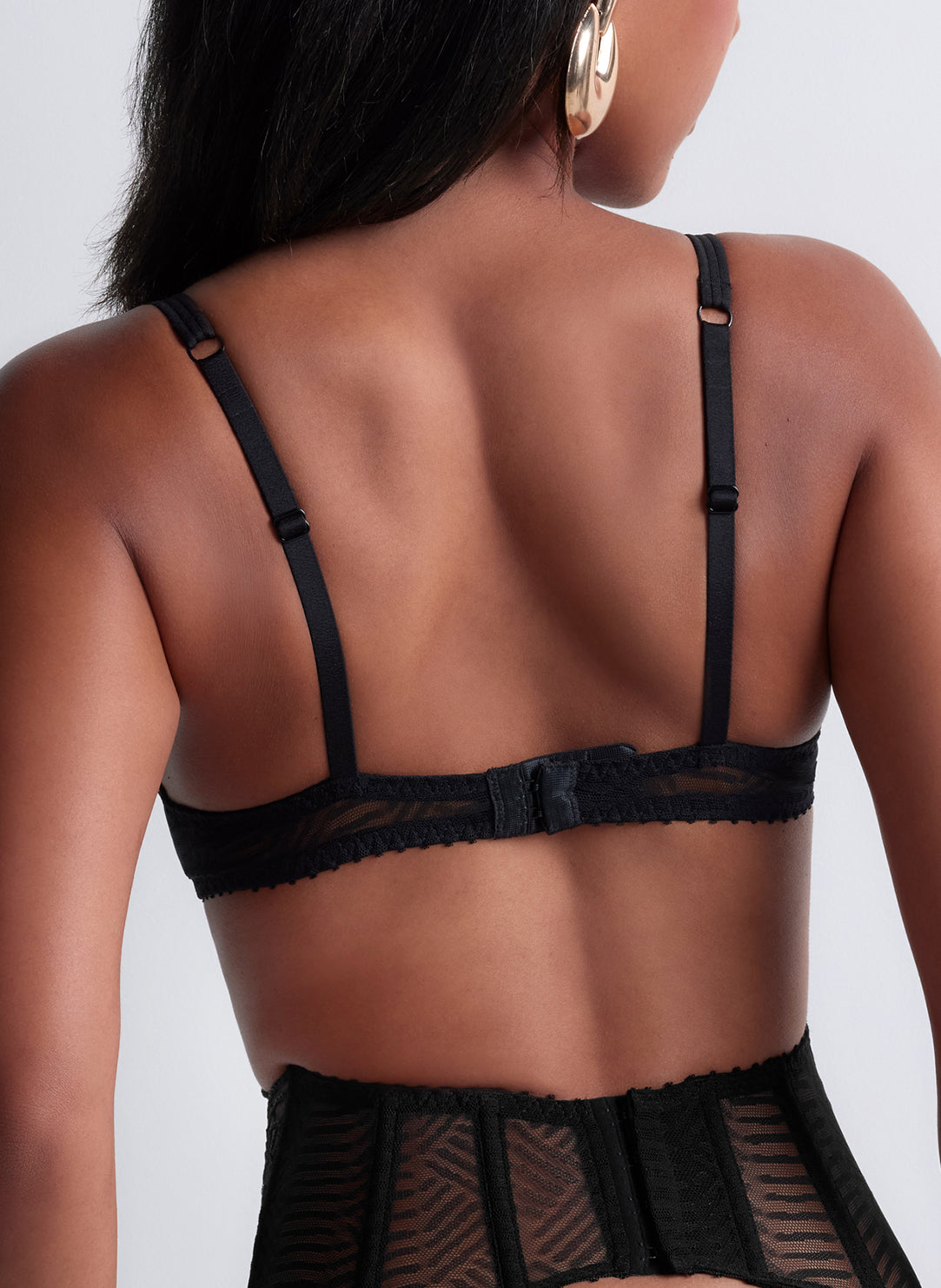 Vibes Black Demi Cup Bra