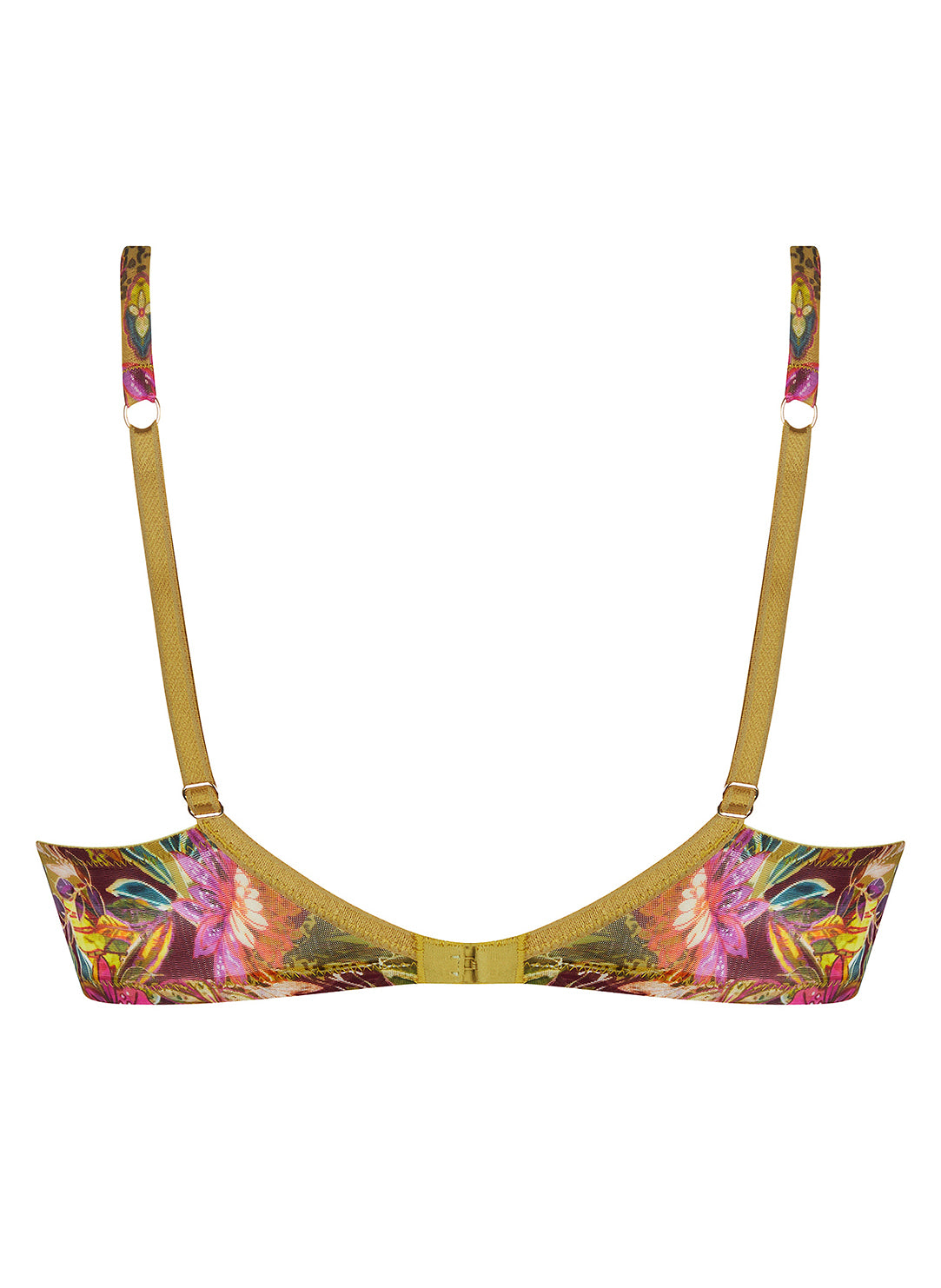 Danse Des Fleurs Fushia Vert Full Cup Bra