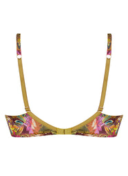 Danse Des Fleurs Fushia Vert Full Cup Bra