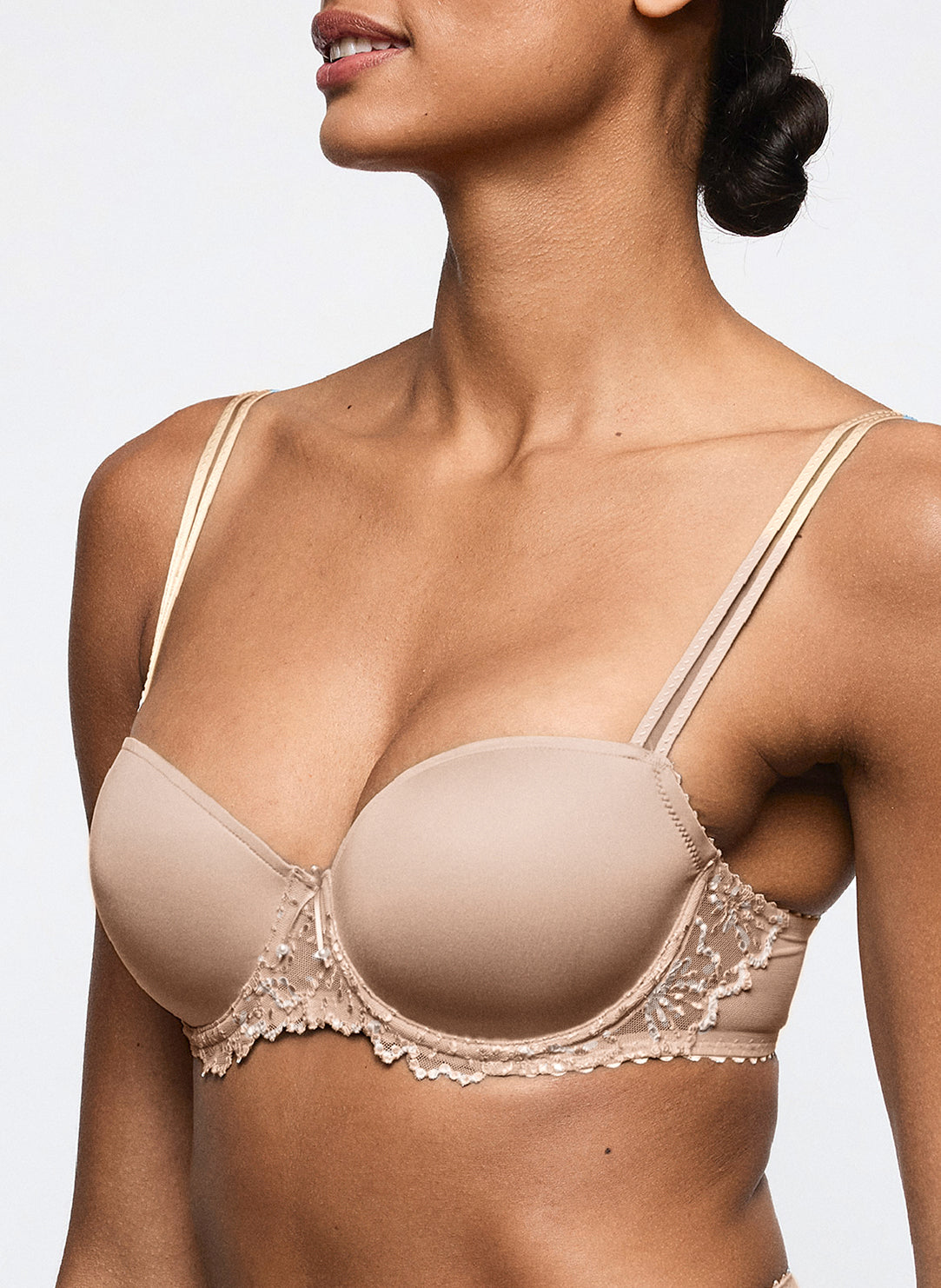 Jane Sand Padded Balcony Bra