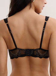 Splendor Of Senses Hypnotic Black Bustier Bra