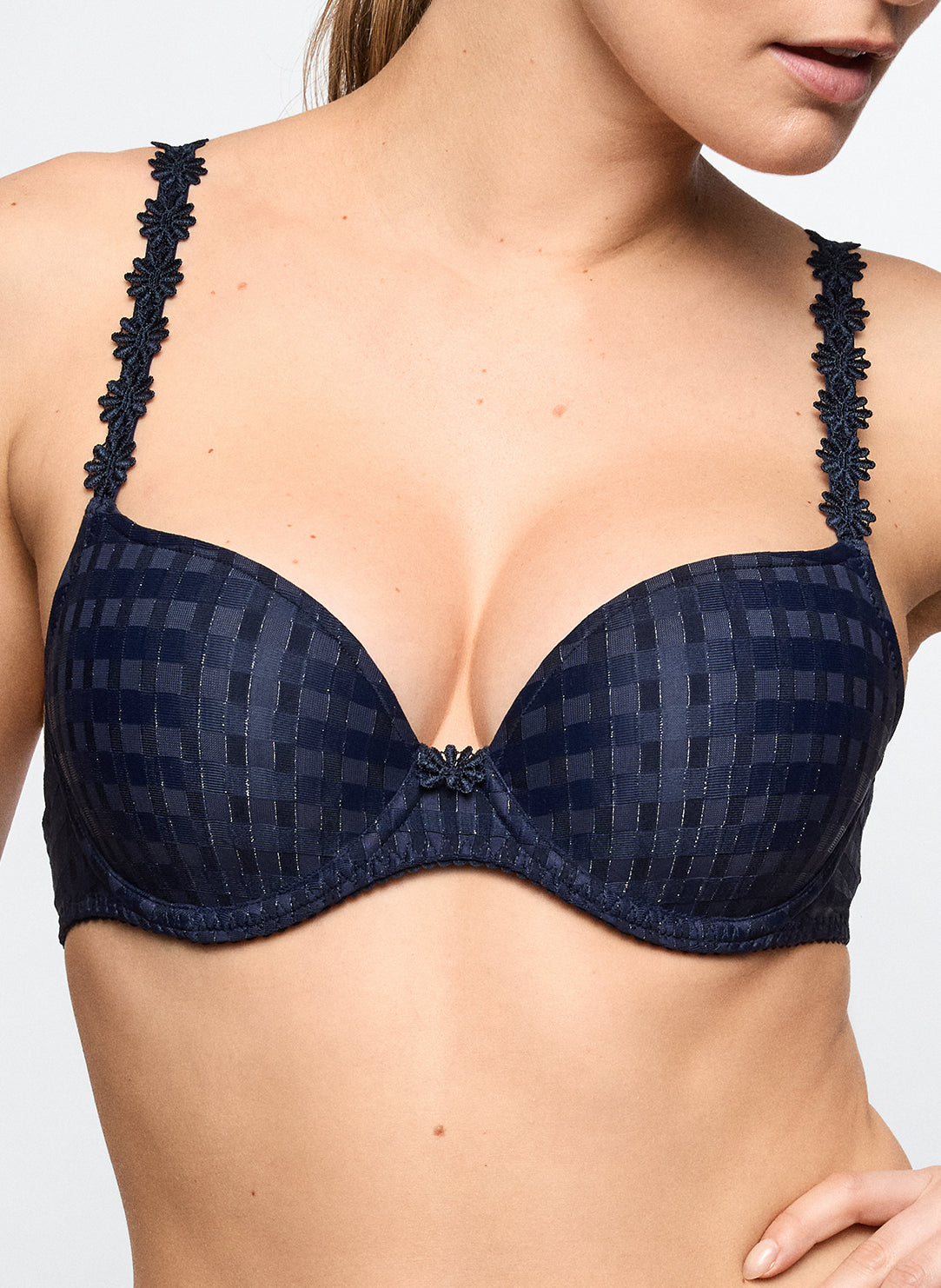 Avero Velvet Blue Push-up Bra