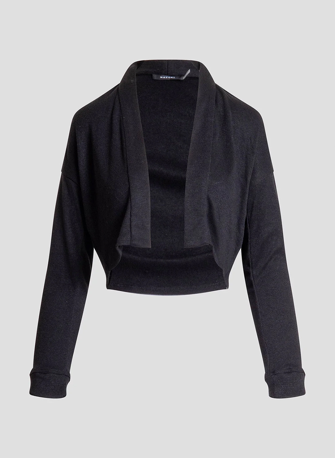 Lightweight Knit Black Bolero