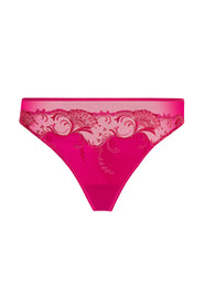 Splendeur Soie Carmin Thong