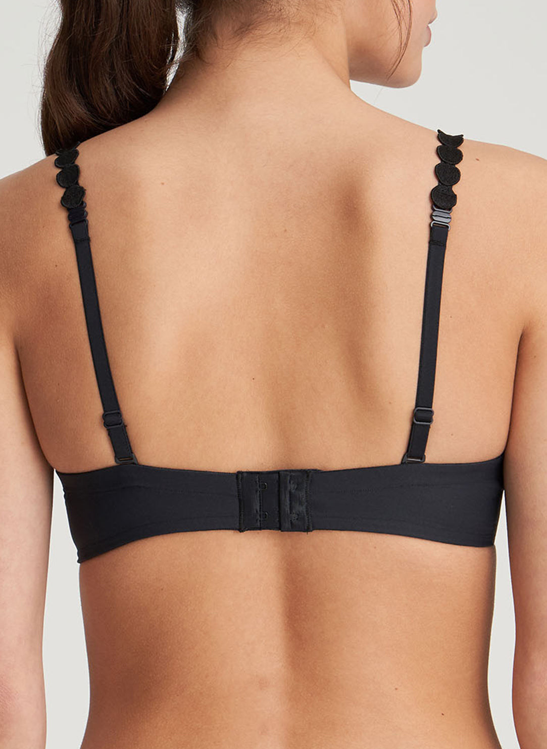 Tom Charcoal Padded Bra Heartshape