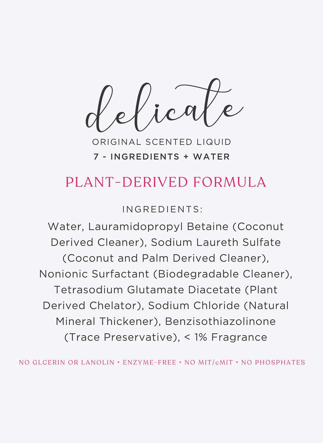 Delicate - Liquid Original Scent Detergent