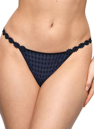 Avero Velvet Blue Mini Thong