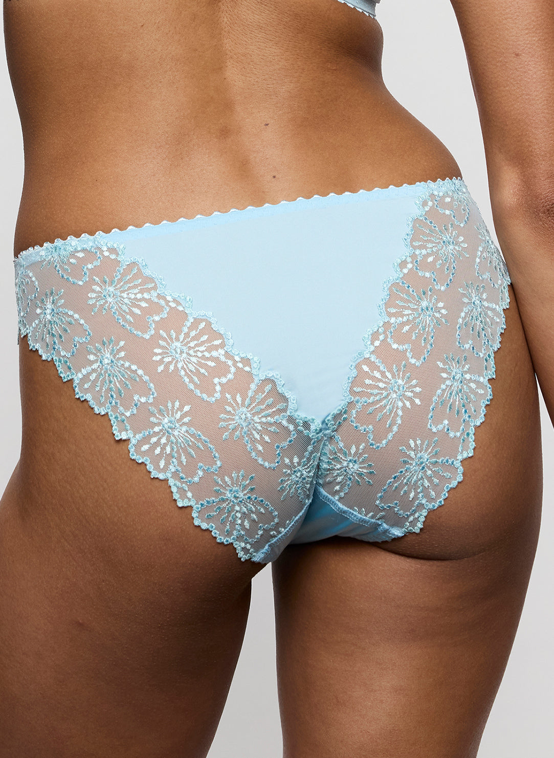 Jane Milky Blue Italian Briefs