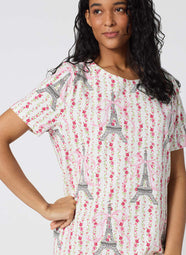 Fleur de la Tour White Sleep Dress