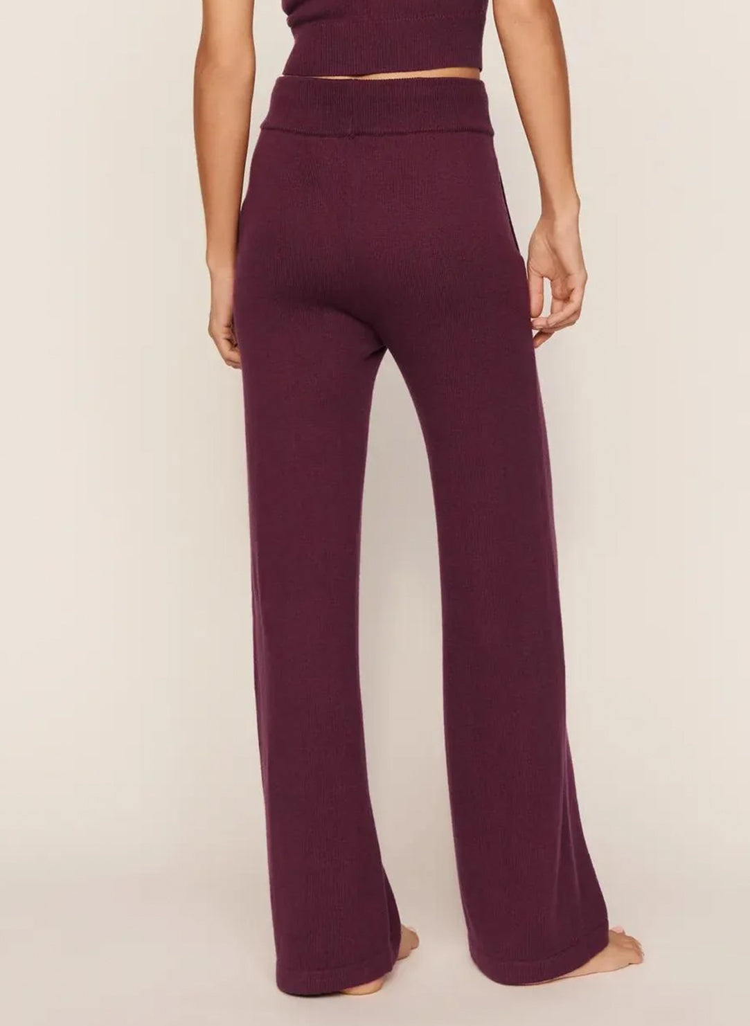 Recycled Sweater Wildberry Pant