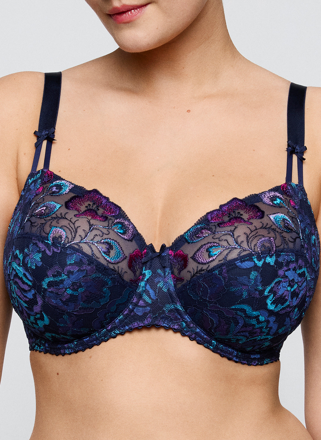 San Angel Water Blue Full Cup Bra