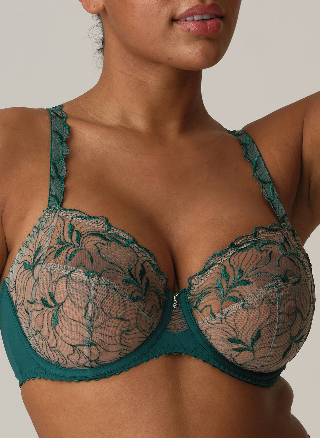 Springdale Jasper Green Full Cup Bra