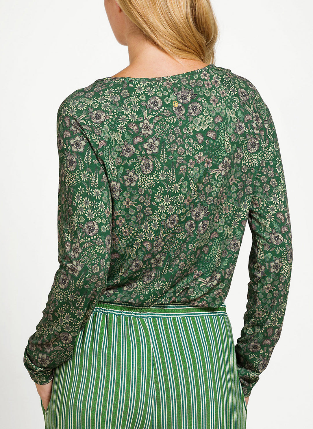 Daisy Dreams Green Tina Long Sleeve Top