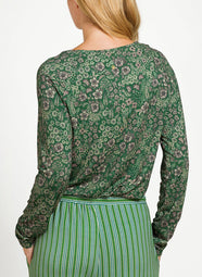 Daisy Dreams Green Tina Long Sleeve Top