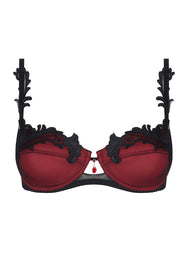 Bellissime Inconnue Ombre Rouge Demi Cup Bra