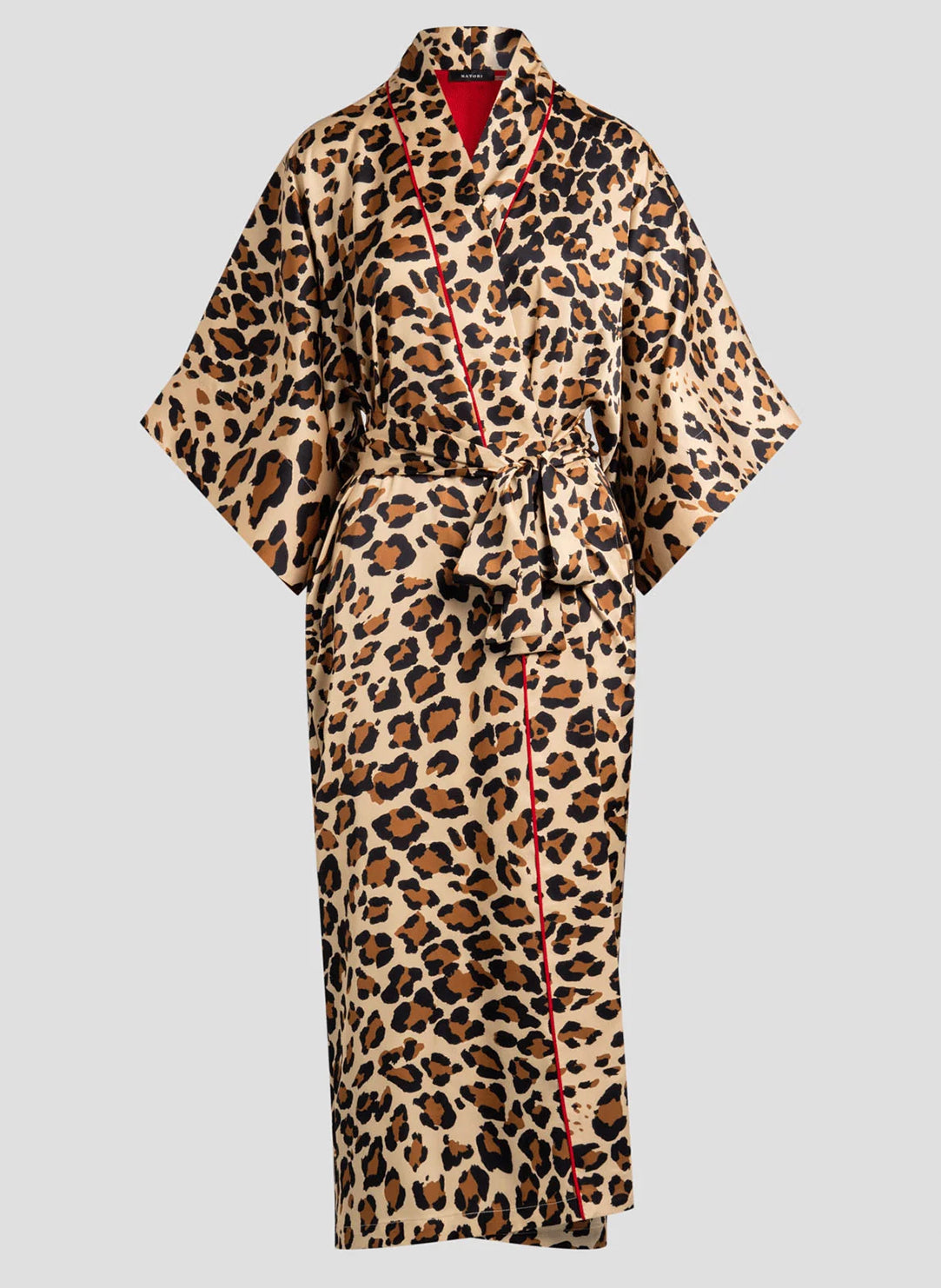 Jaguar Natural Printed Long Robe