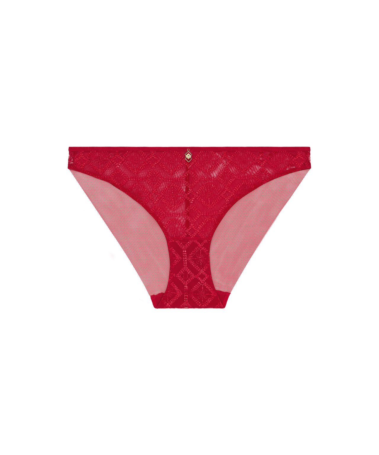 Sense Of Illusion Red Berry Brazilian Brief