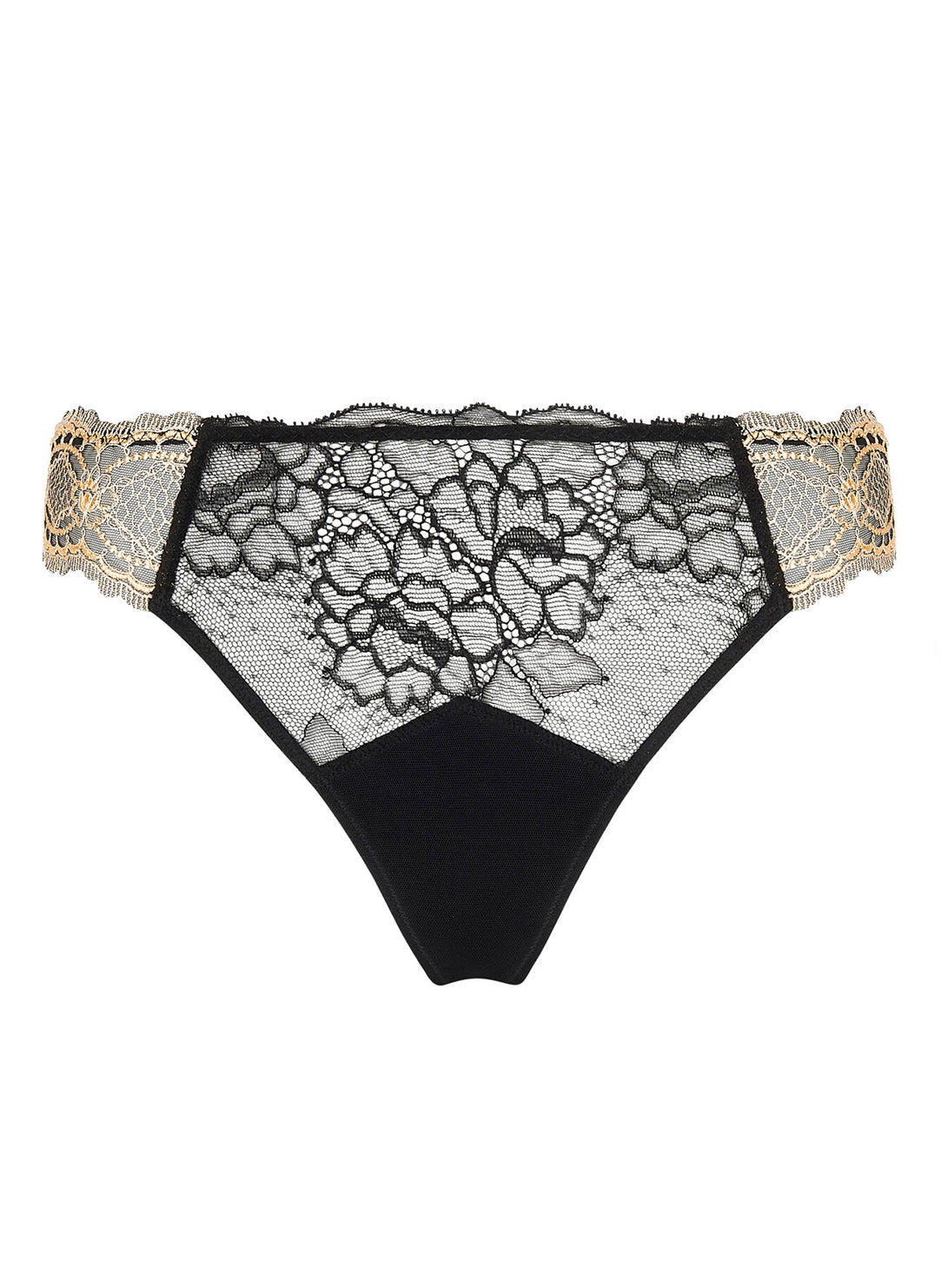 Sublime En Or Noir Eclat Thong