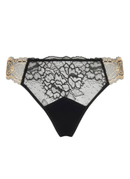 Sublime En Or Noir Eclat Thong
