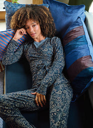 Daisy Dreams Blue Blake Pajama Pant