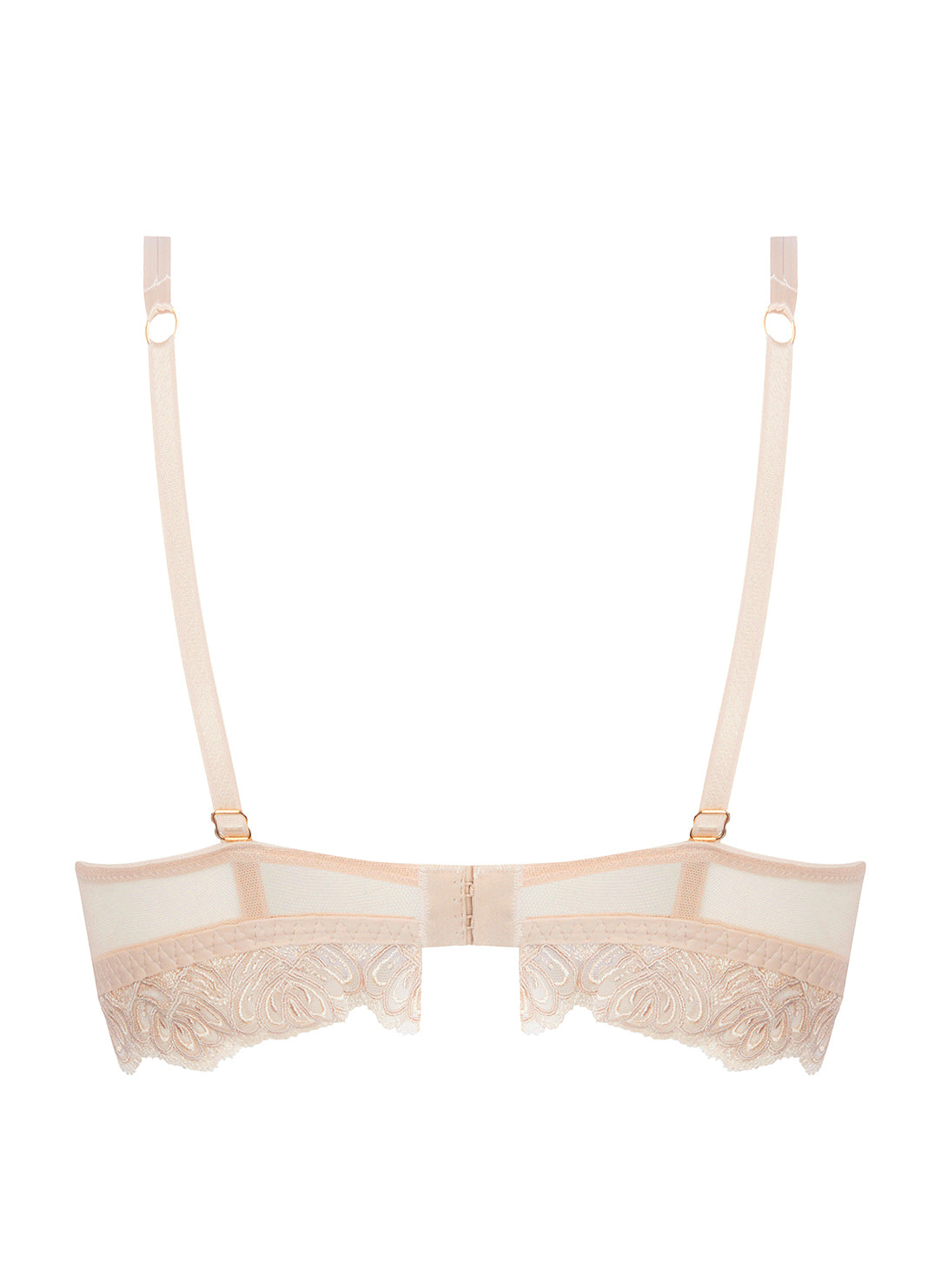 Elegance Artist Beige Aura Demi Cup Bra