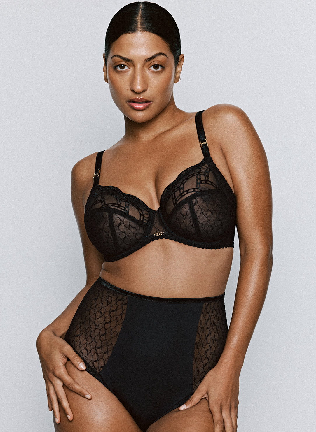 Naica Black Full Cup Bra